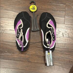 Body Glove Black and Pink Aqua Shoes